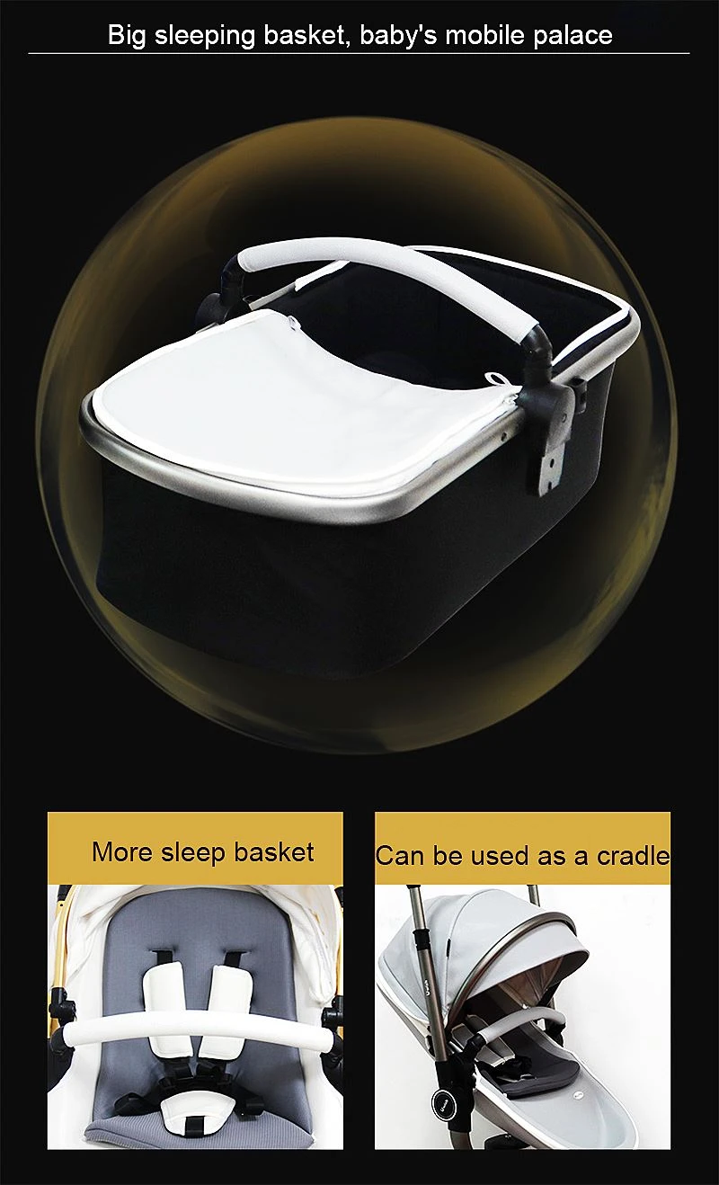 Baby egg foldable stroller.
