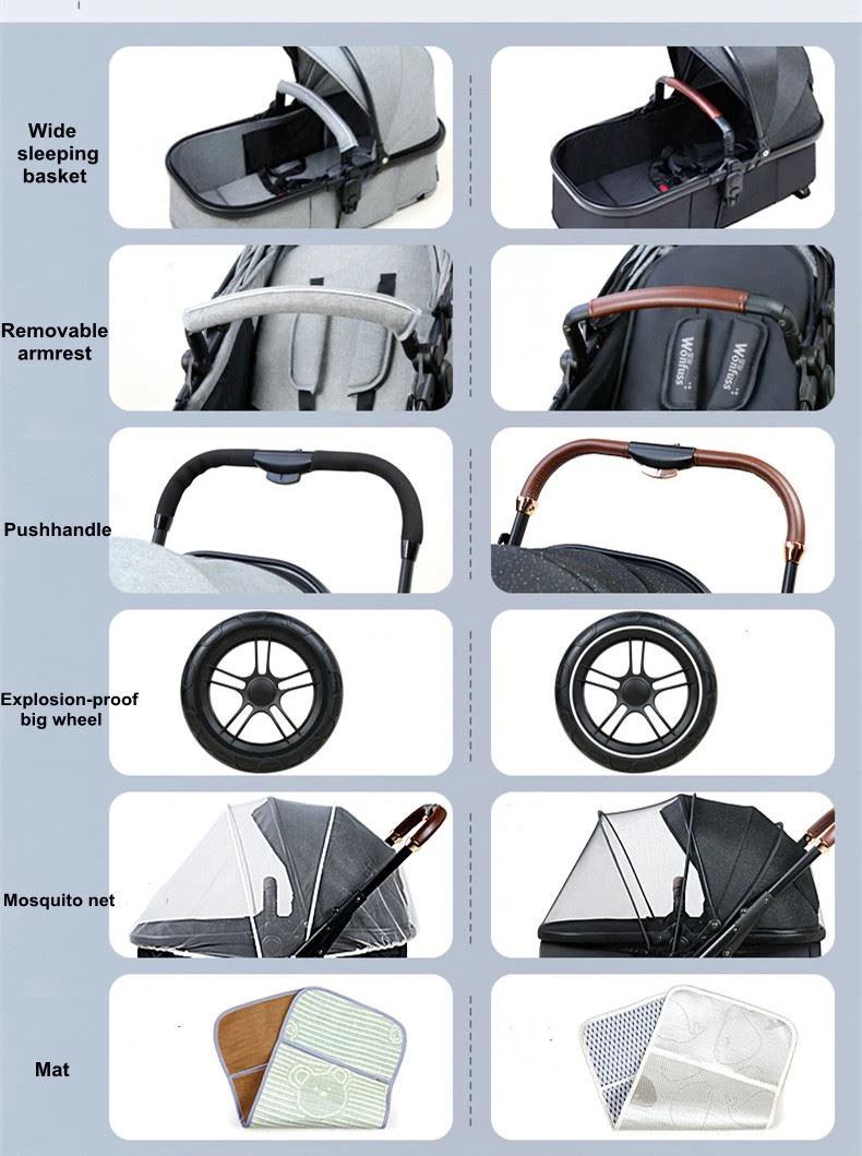 3 in 1 baby stroller