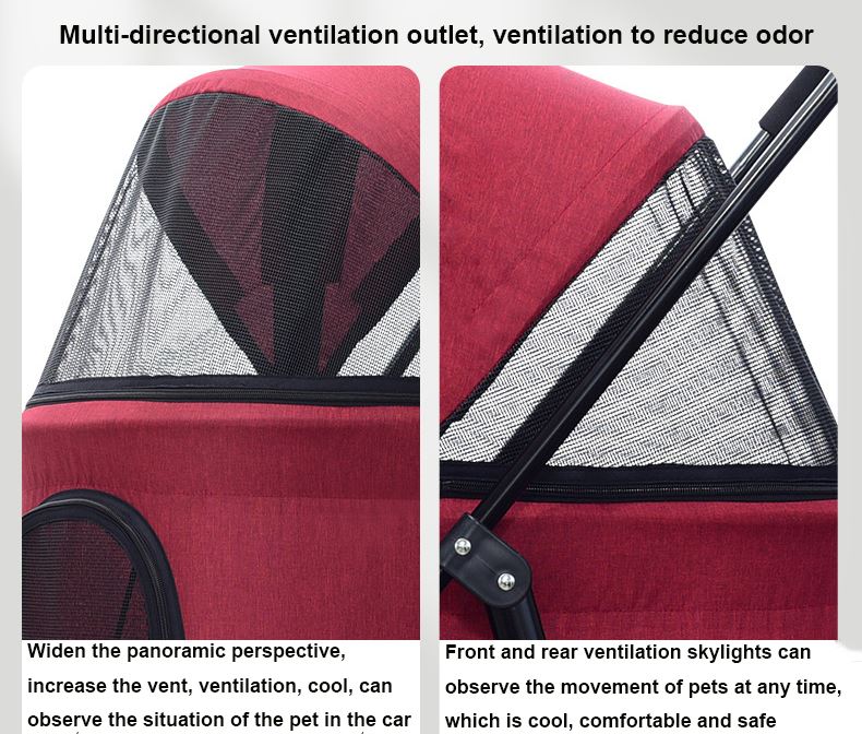 Pet dog stroller