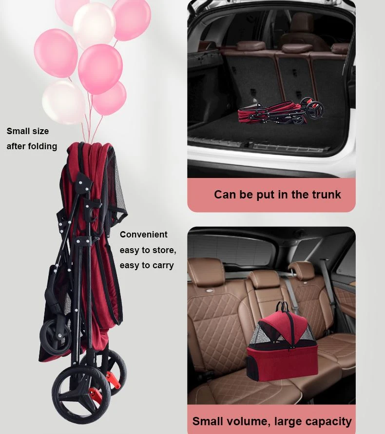 Pet dog stroller