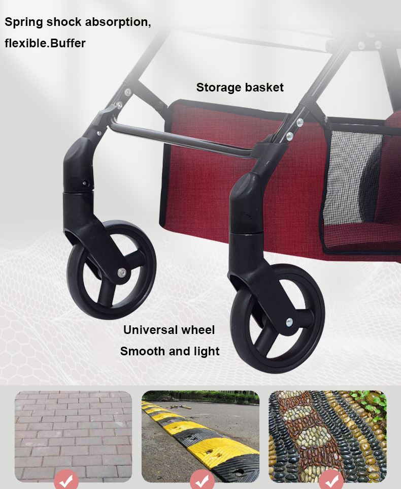 Pet dog stroller