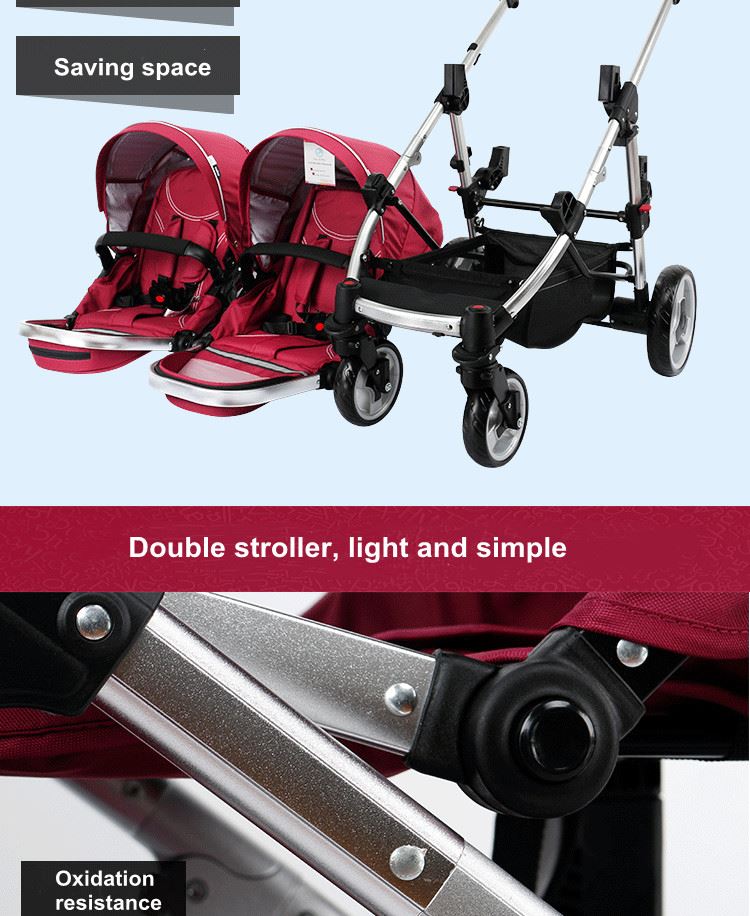 two kids stroller