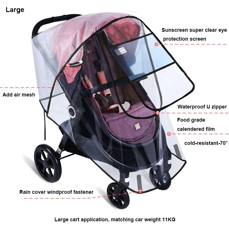 baby stroller rain cover