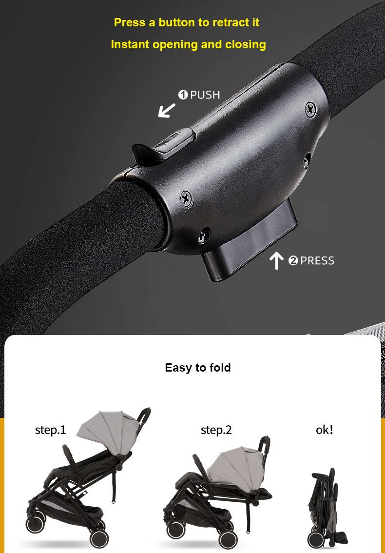 Lightweight portable pram