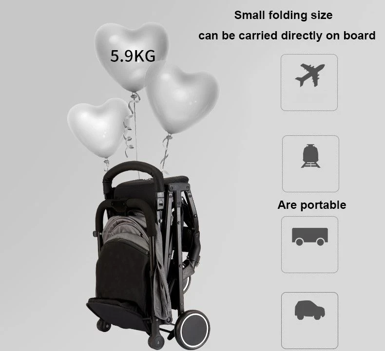 Lightweight portable pram
