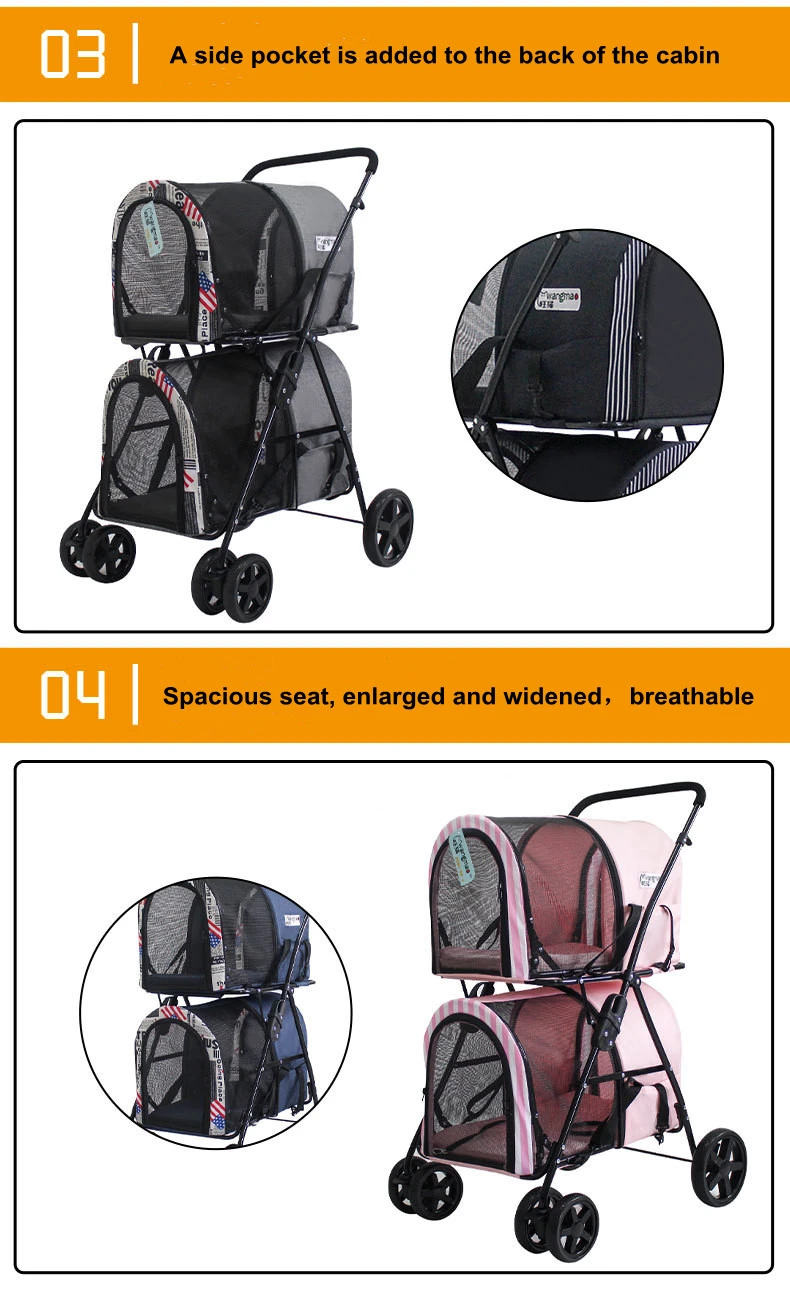 double dog stroller