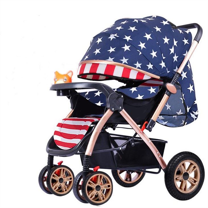 Poussette bébé pliante automatique