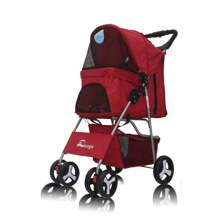 Poussette Chien Luxe 4 Roues Pet