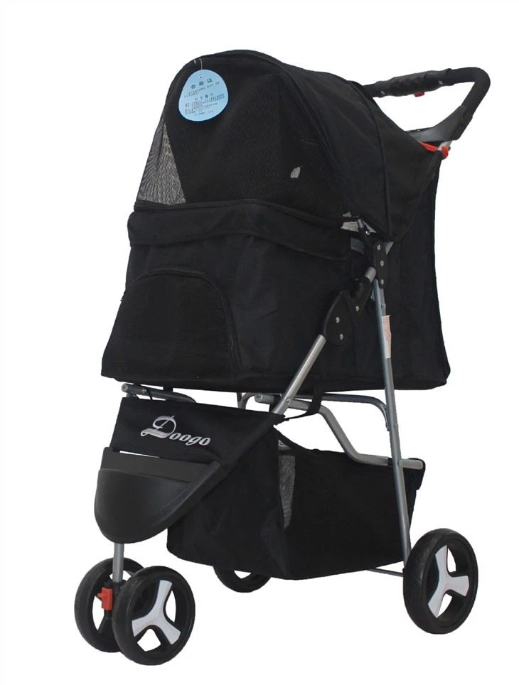black stroller