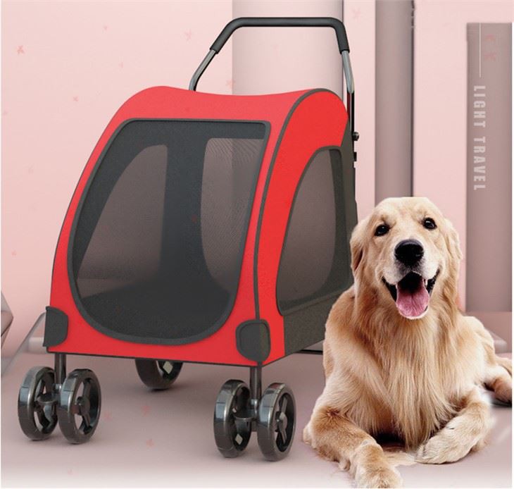 Transporteur de chien de poussette d'animal familier