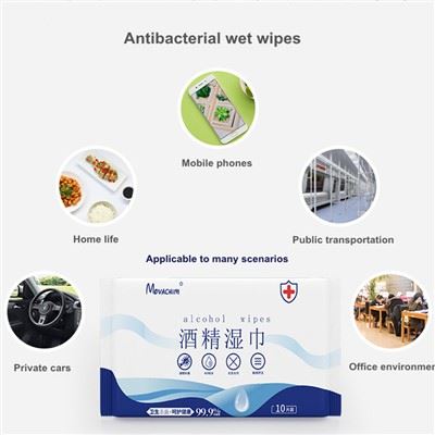 Lingettes antibactériennes à une seule main