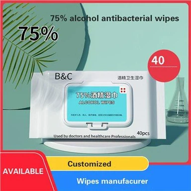 Lingettes humides antibactériennes