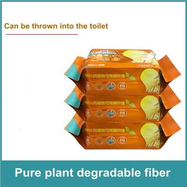 Lingettes biodégradables biologiques pour bébé