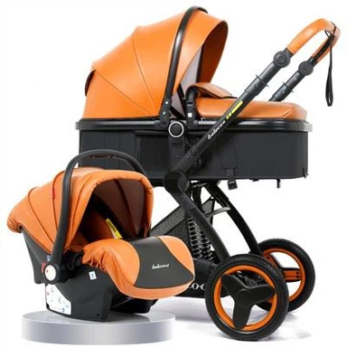 Ensemble de luxe poussette bébé 3 en 1