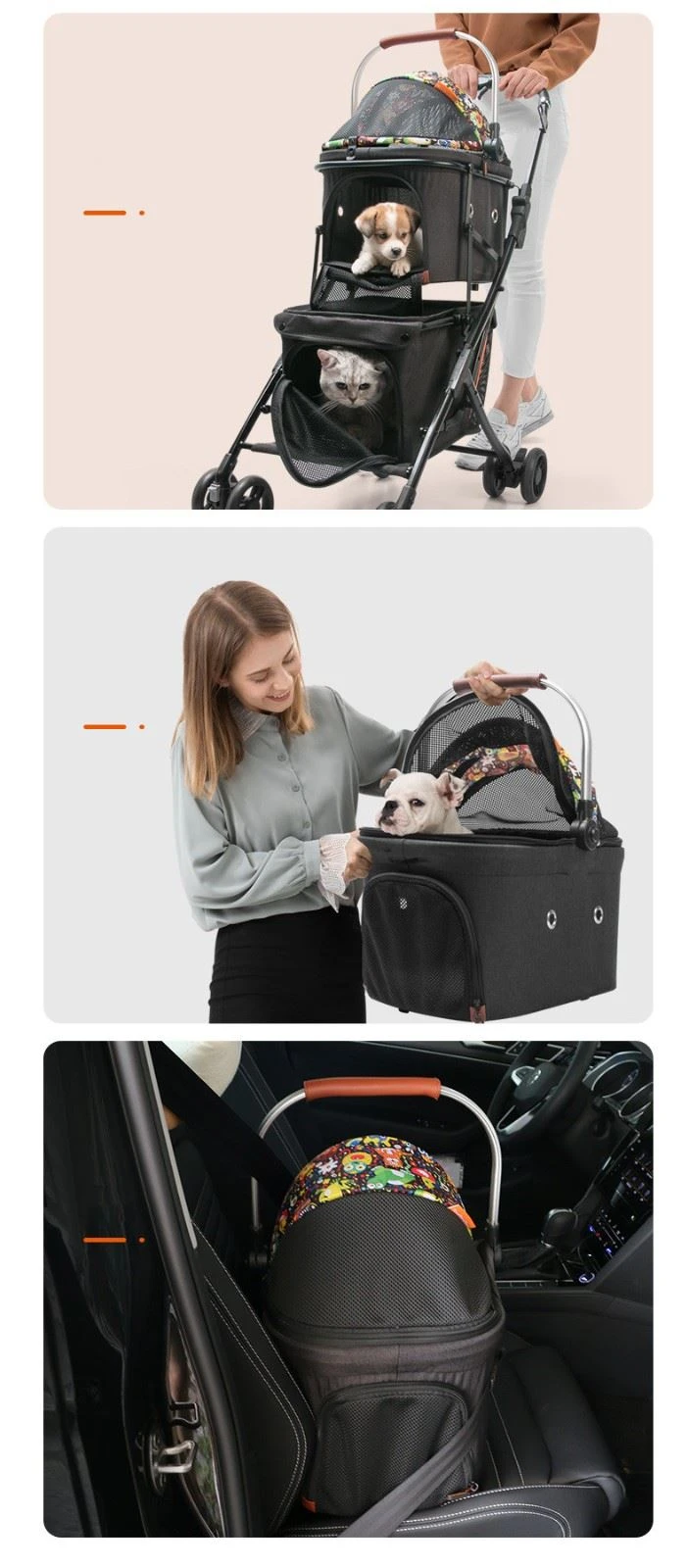 Twin Dog Stroller